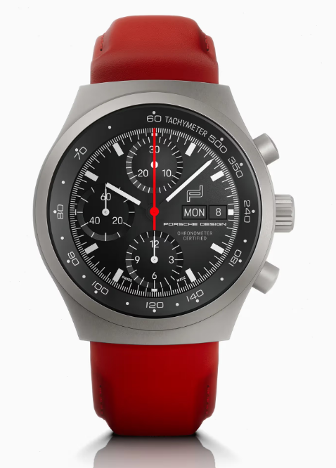 Review Porsche Design Chronograph 1 – All Titanium Numbered Edition with leather strap WAP07105726LBT watch Price